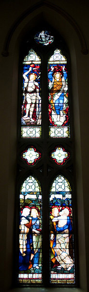 Church of the Incarnation Christ's Resurrection and Ascension window
