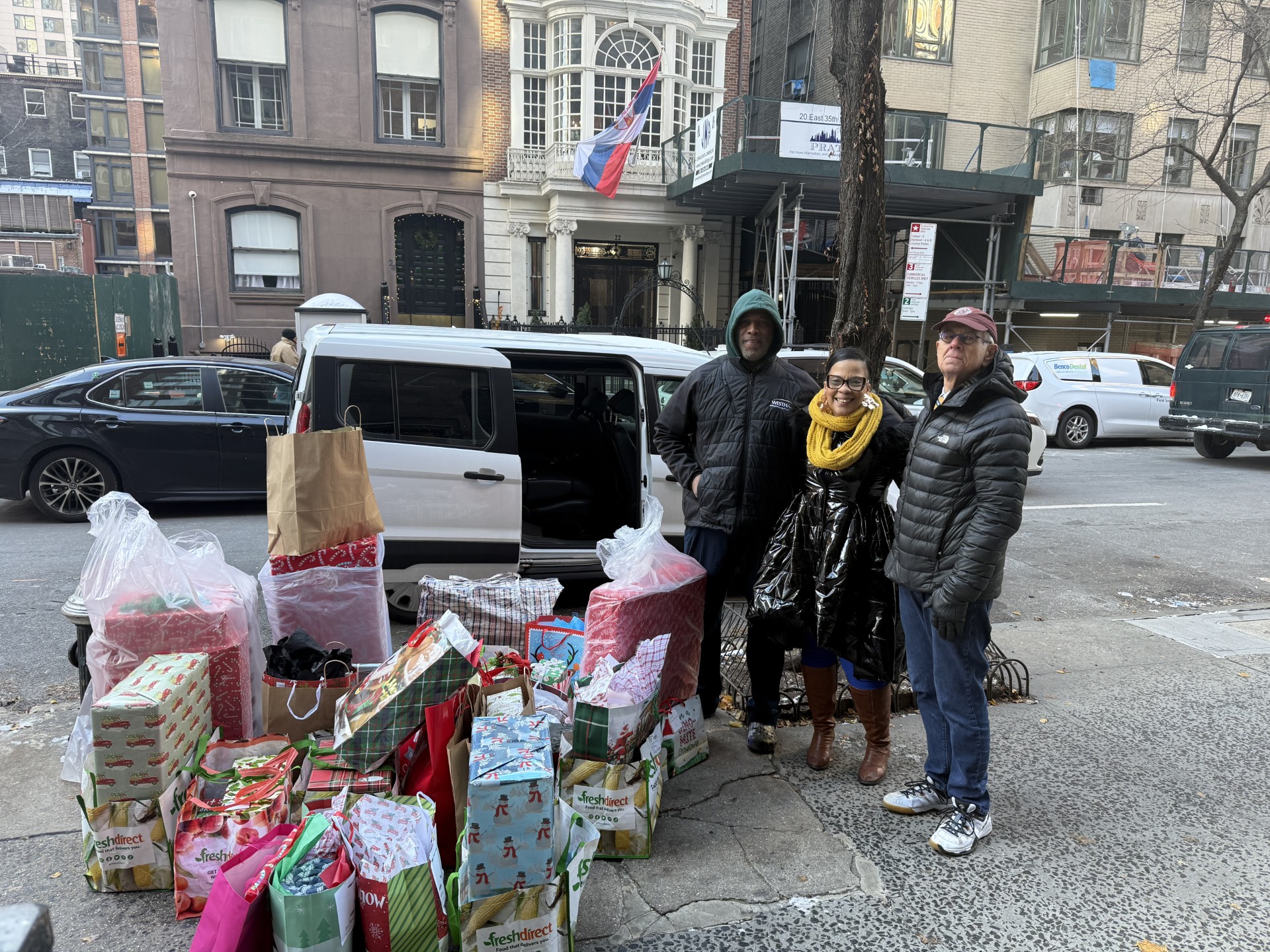 Church of the Incarnation inside at Christmas